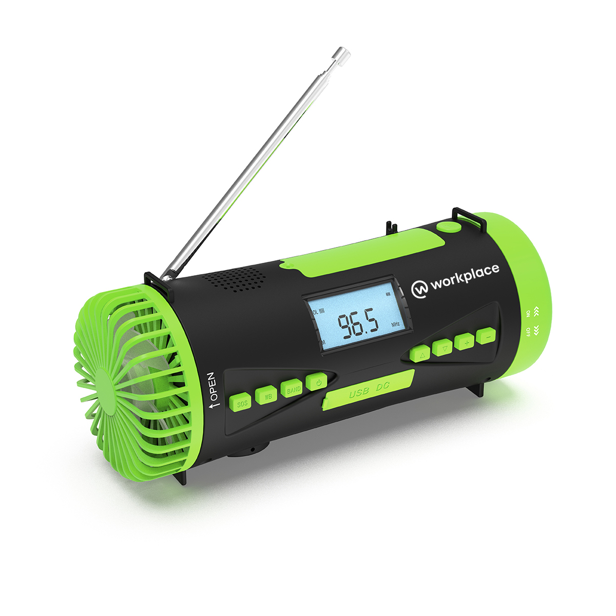 ResQ Emergency Hand Crank Weather Radio – AM/FM/NOAA, Camping Fan & 4000mAh Power Bank 16