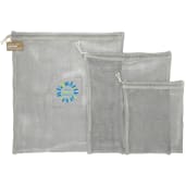 Recycled Cotton Mesh Cinch Pouch Set 17