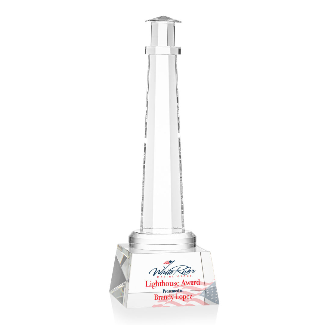 Lighthouse VividPrint™ Award on Robson Base 8