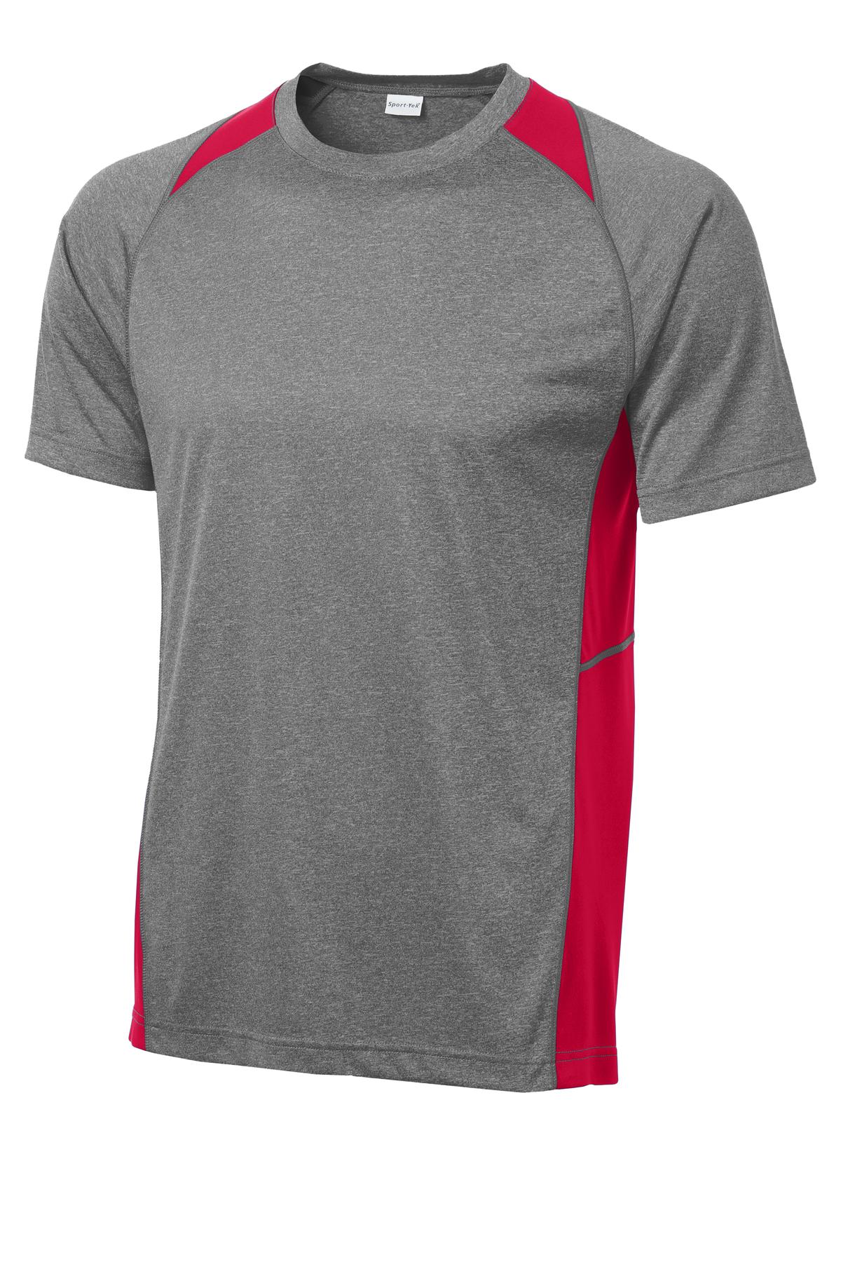 Sport-Tek Heather Colorblock Contender Tee. ST361 12