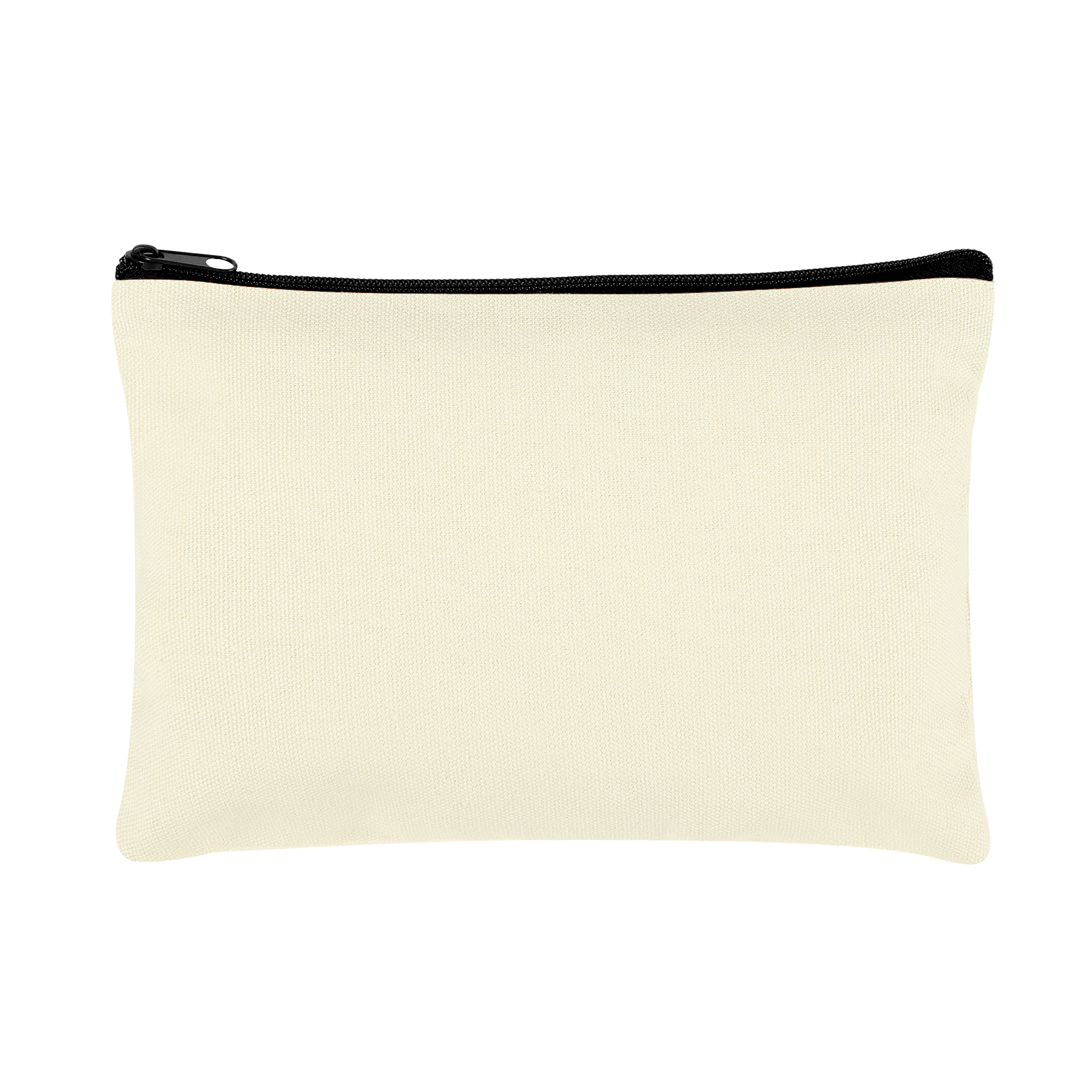 9" x 6" Cotton Canvas Zipper Pouch 24