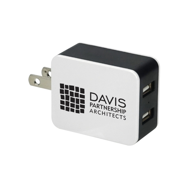 UL 2 Port USB Folding Wall Charger 10