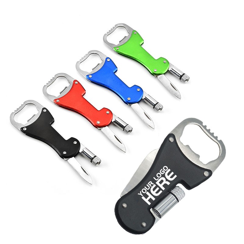 Pocket Tool 3 In 1 Bottle Opener With Flashlight And Knife 2