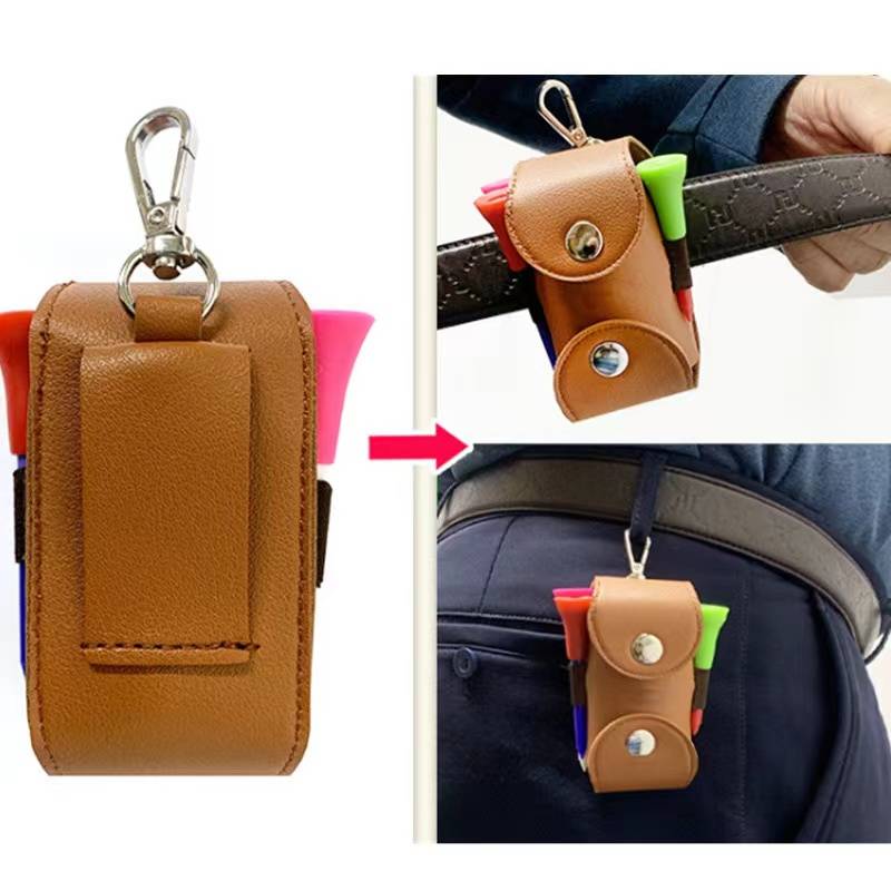 PU Leather Portable Waist Bags Sports Accessory for Golf 7