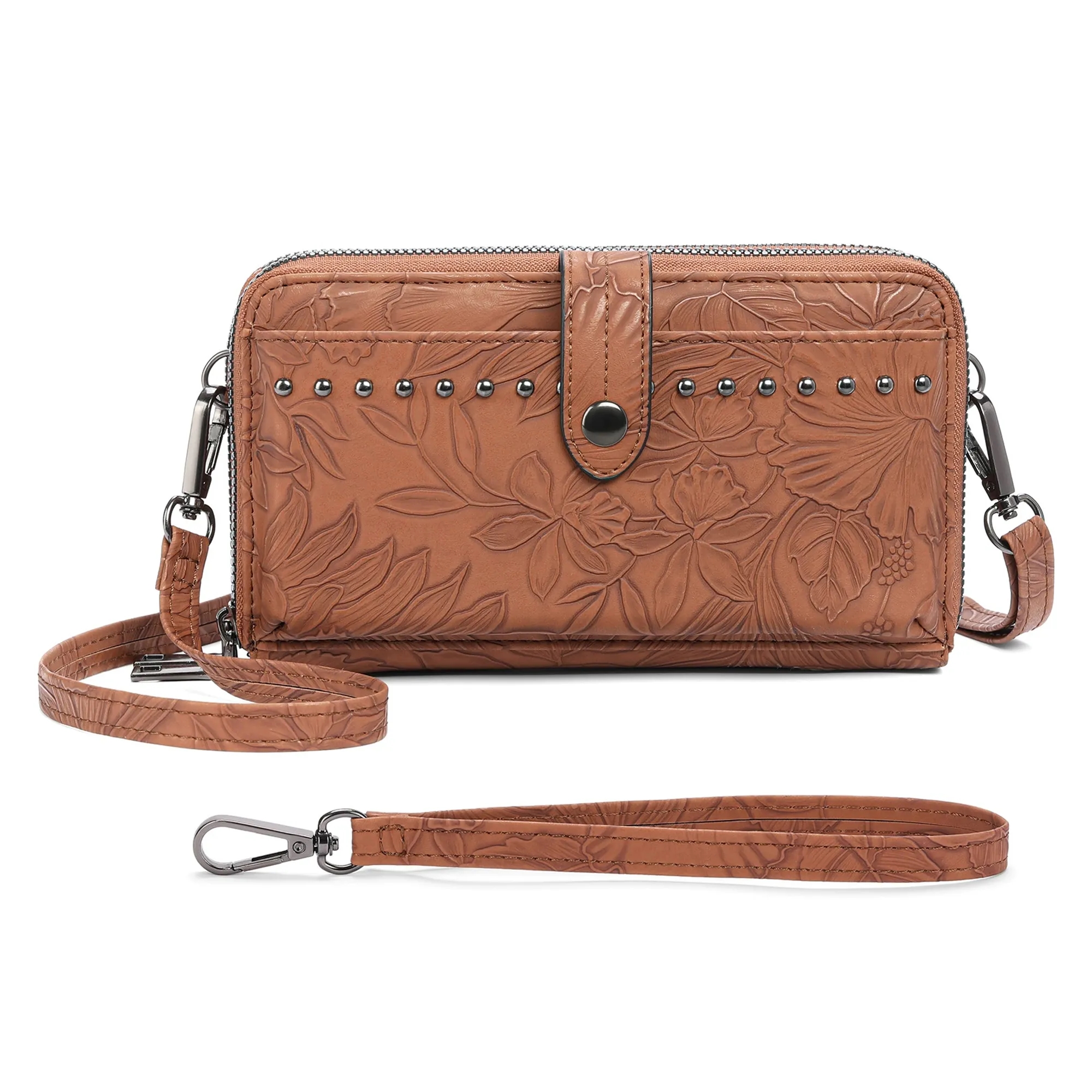 Women's PU Leather Casual Chic Crossbody Bag 8