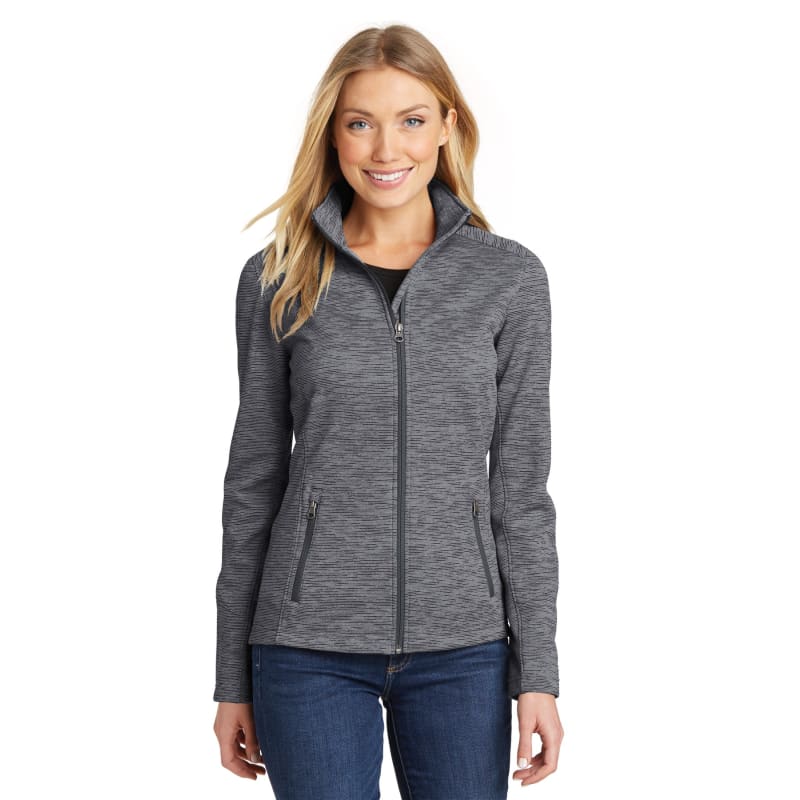 Port Authority Women's Digi Stripe Fleece Jacket. 14