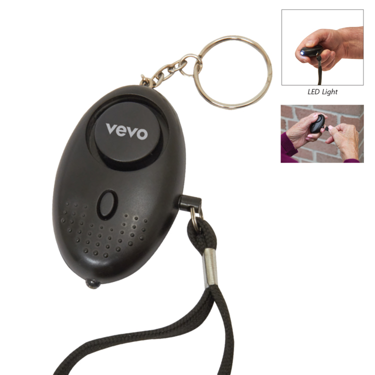 Personal Alarm Keychain w/ LED Light 2