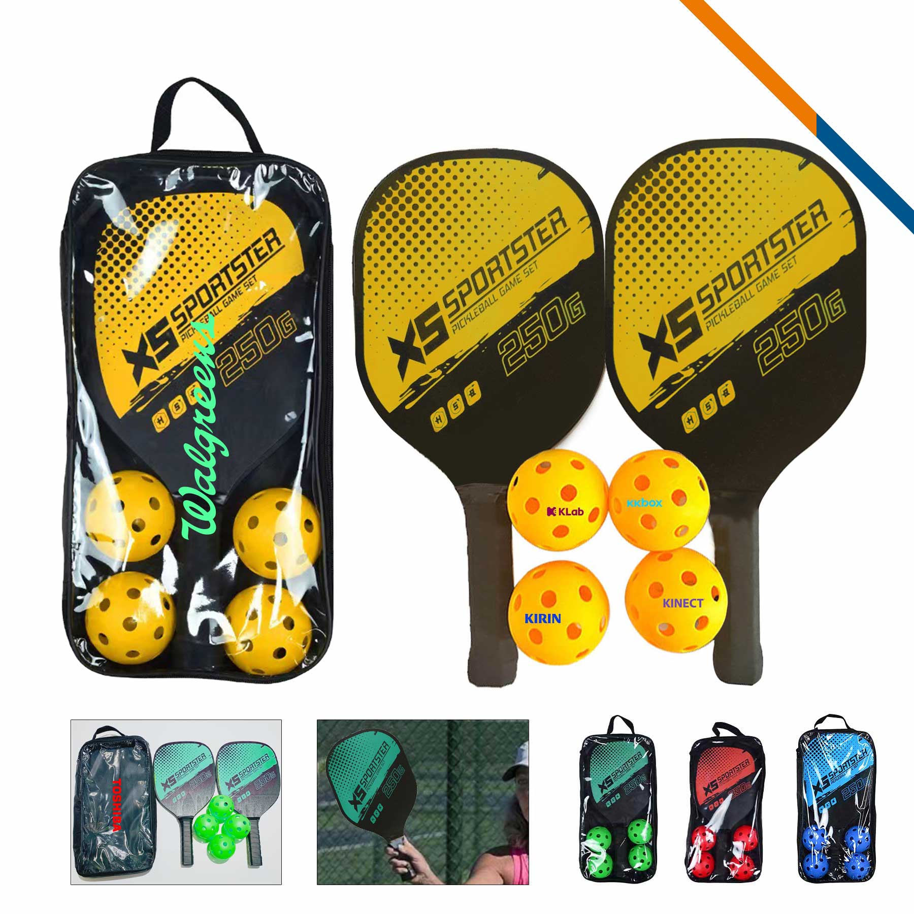 Krazo Pickleball Paddle Set 5