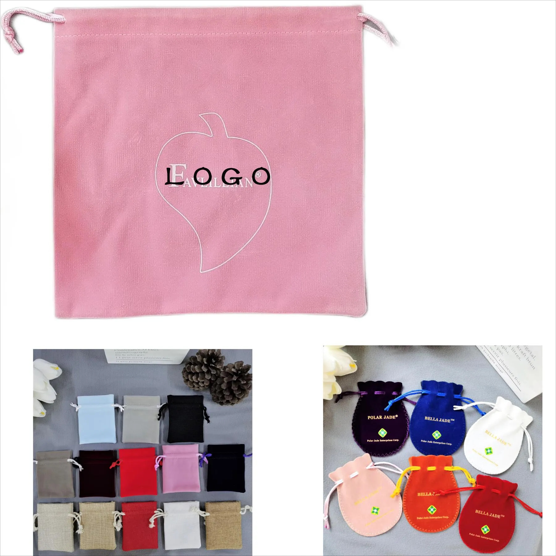 Custom Velvet Makeup Pouch 3