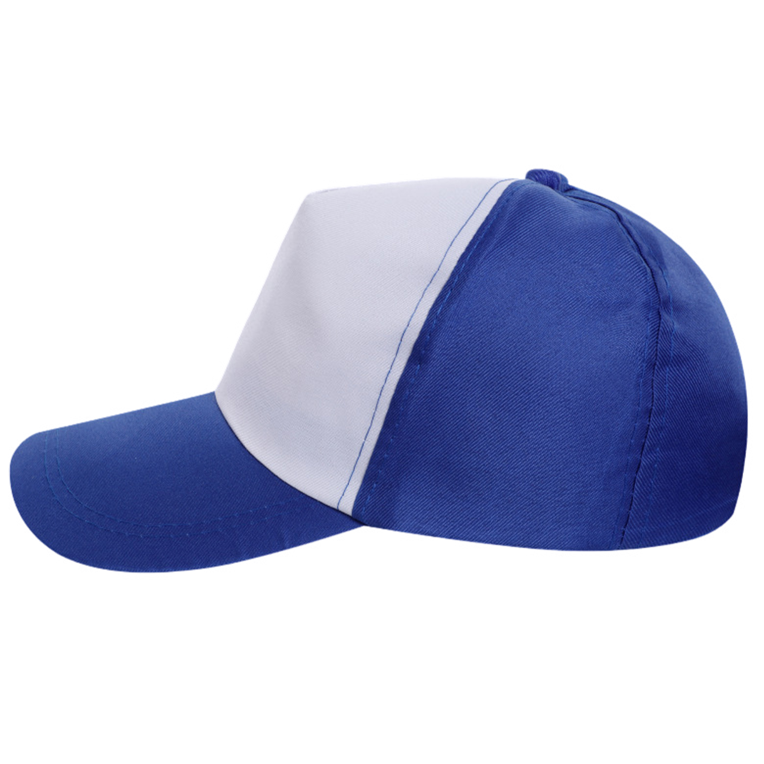 5 Panel Adjustable Two-Tone Cotton Baseball Cap 5