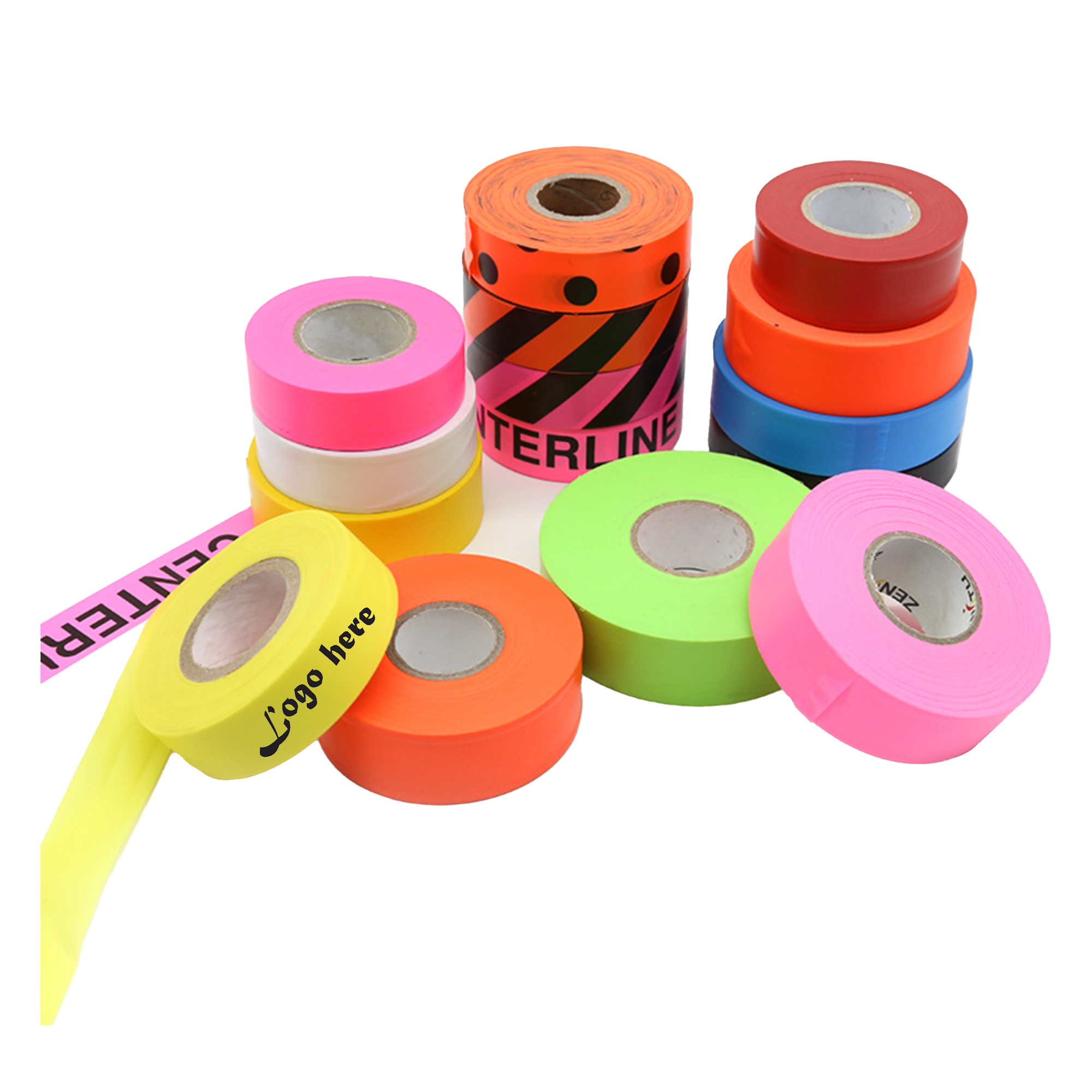 328 Yards 2.36" W Custom Printed BOPP Color Packing Tape 1