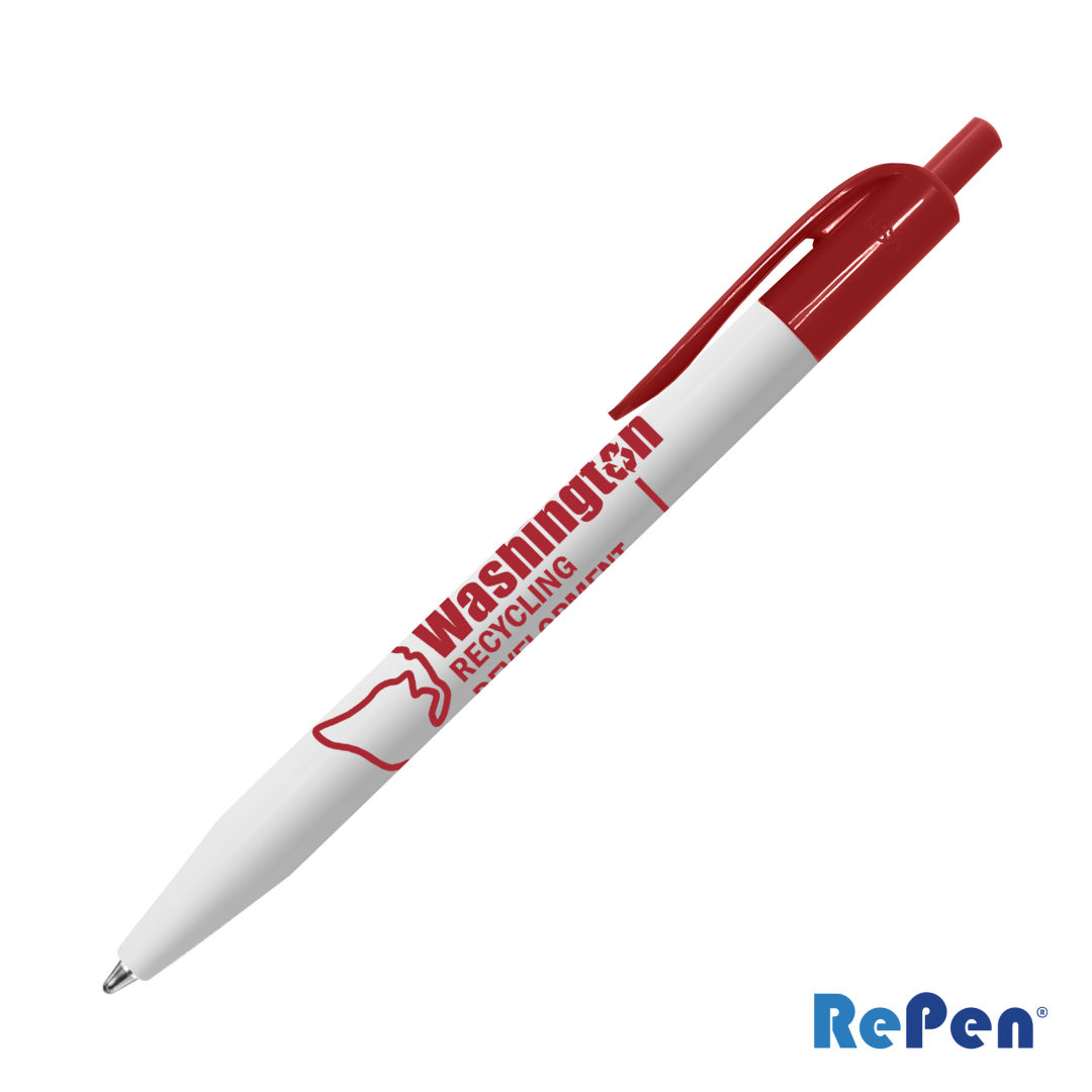 RePen® White Clicker rPET Pen 10