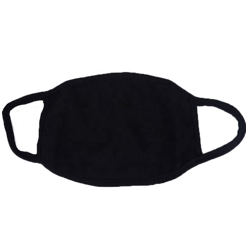 3-Ply Black Cotton Mask Full Color (Sea Shipping) 1