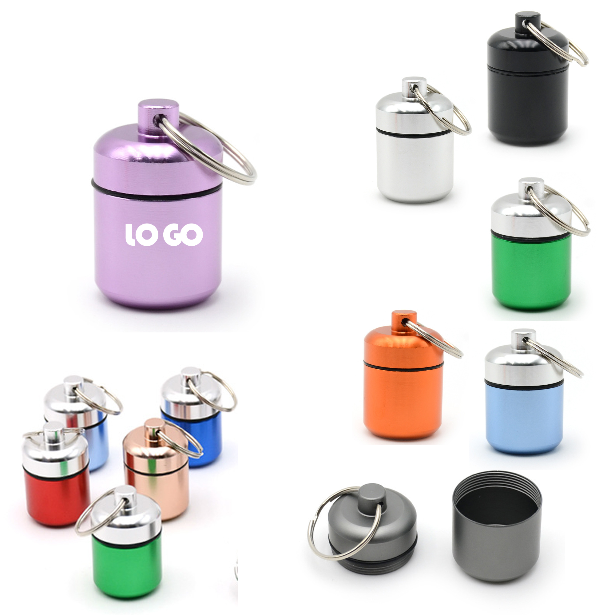 Metal Storage Tank Keychain 2