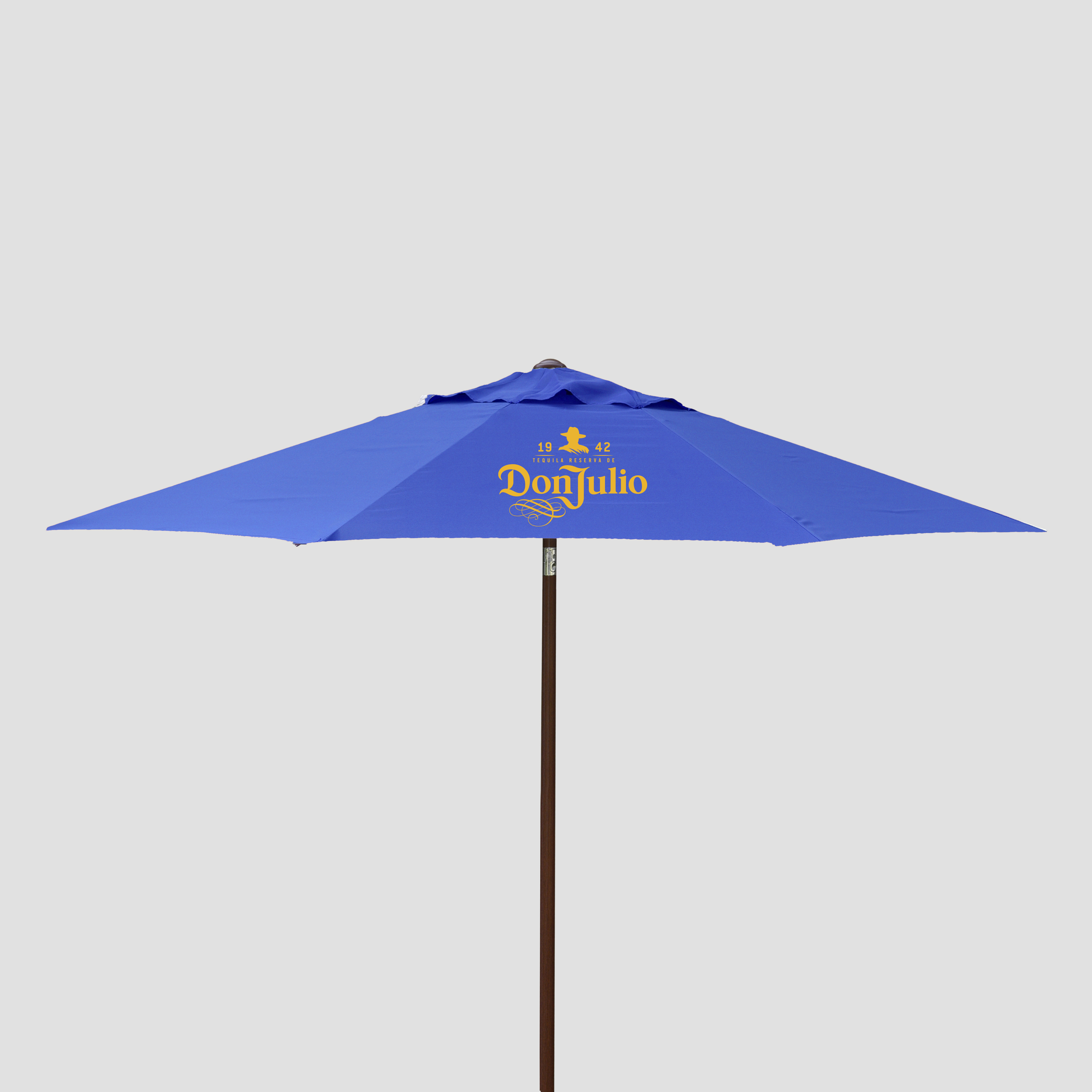 9' Wood Look Market Umbrella