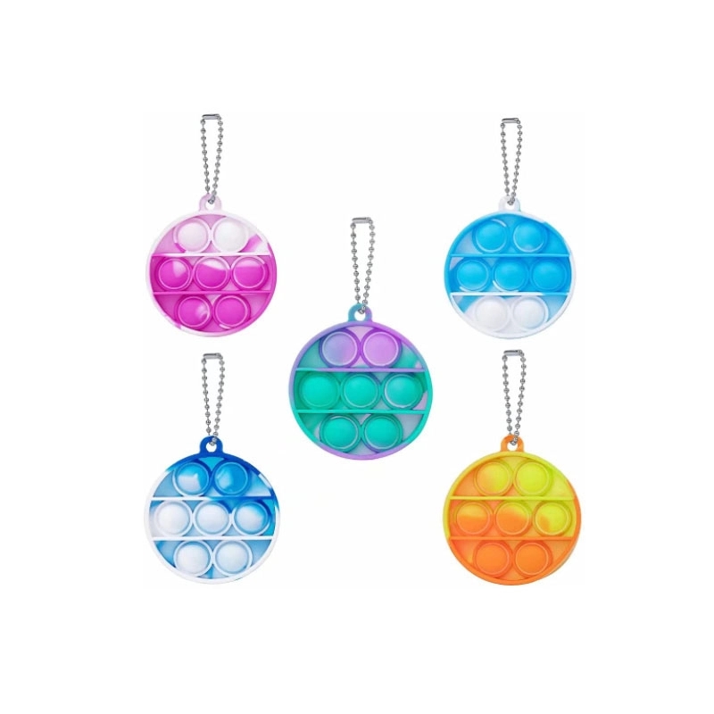 Rainbow Push Pop Keychain 7