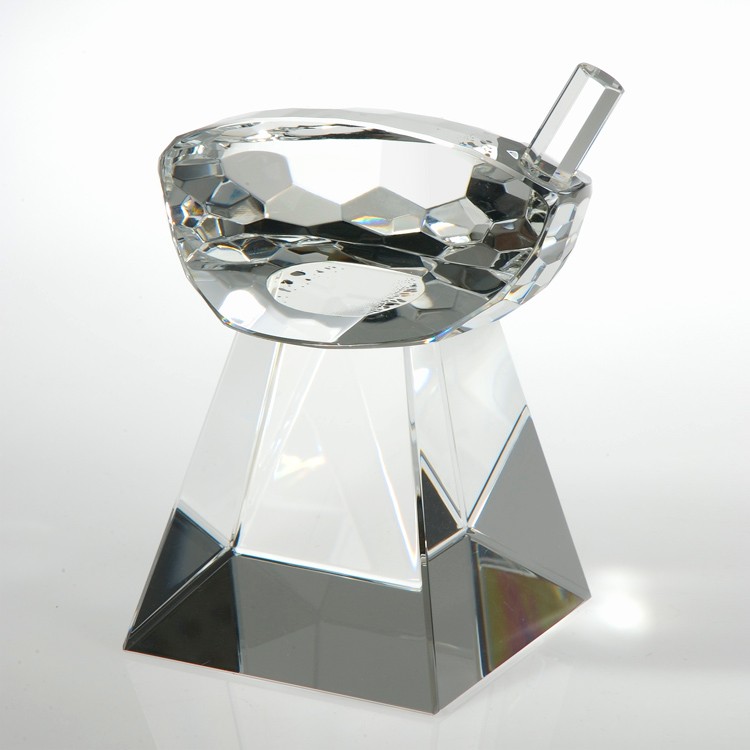 4 3/4" Crystal Award-Golf Driver Head w/ Tall Base_D501CA 2