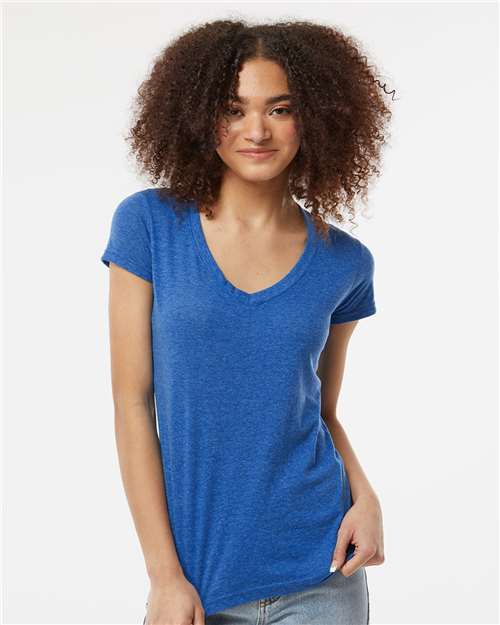 Women's Poly-Rich V-Neck T-Shirt - 244 31