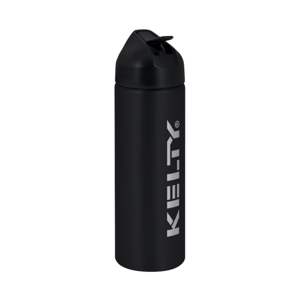 EasyFlow Recycled Aluminum Bottle w Straw Lid, custom water bottle with logo imprint 53