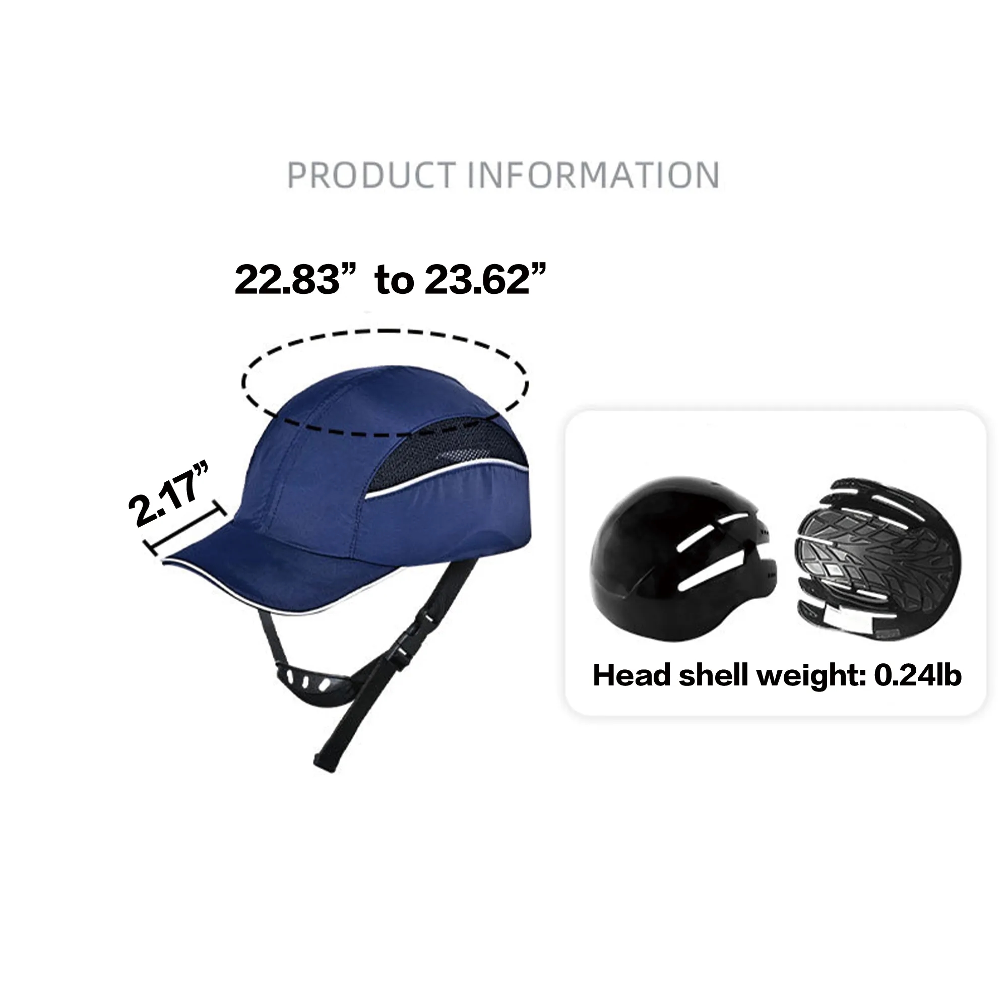 Safety Anti Impact Ventilated Sun Hat 6