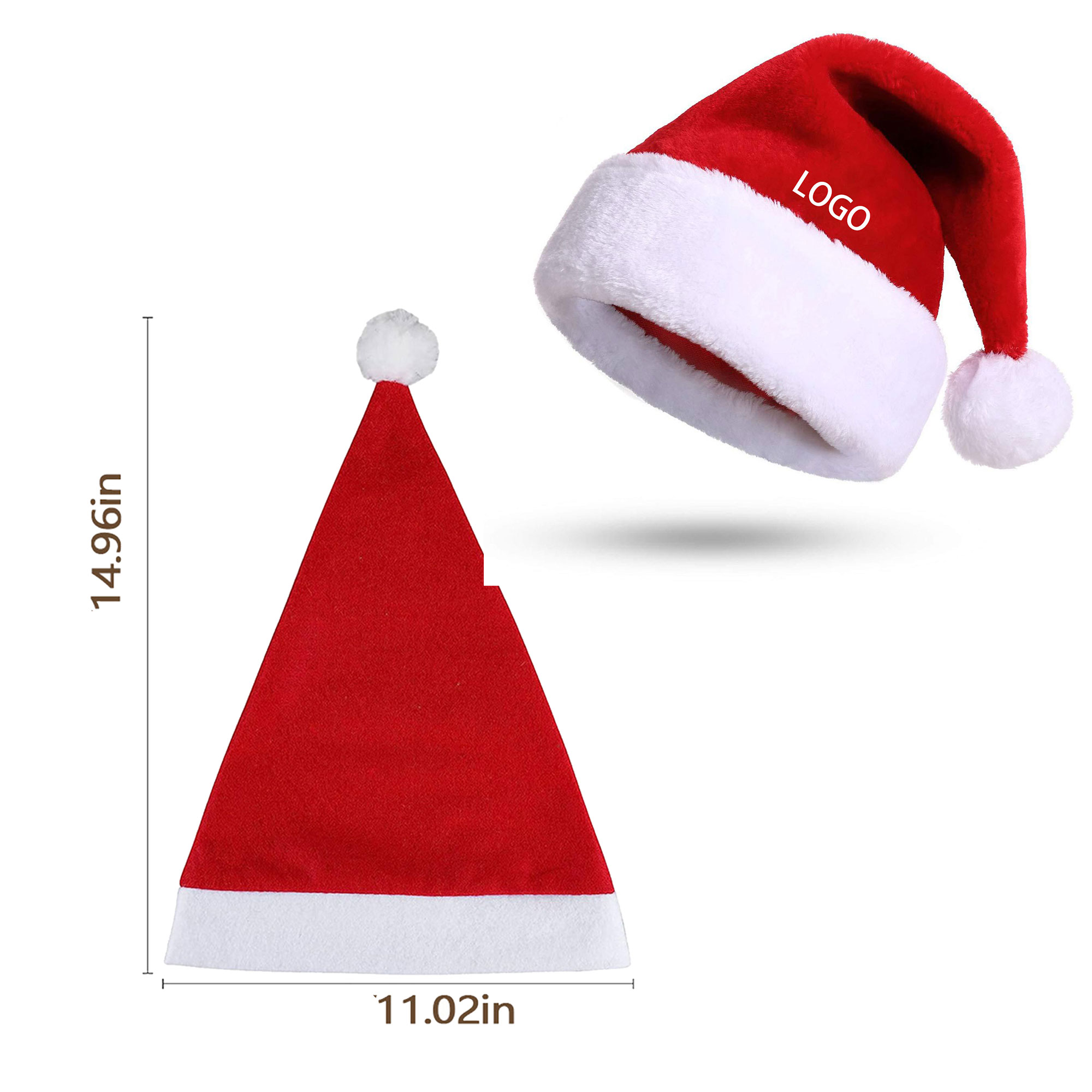 Family Plush Christmas Hat 2