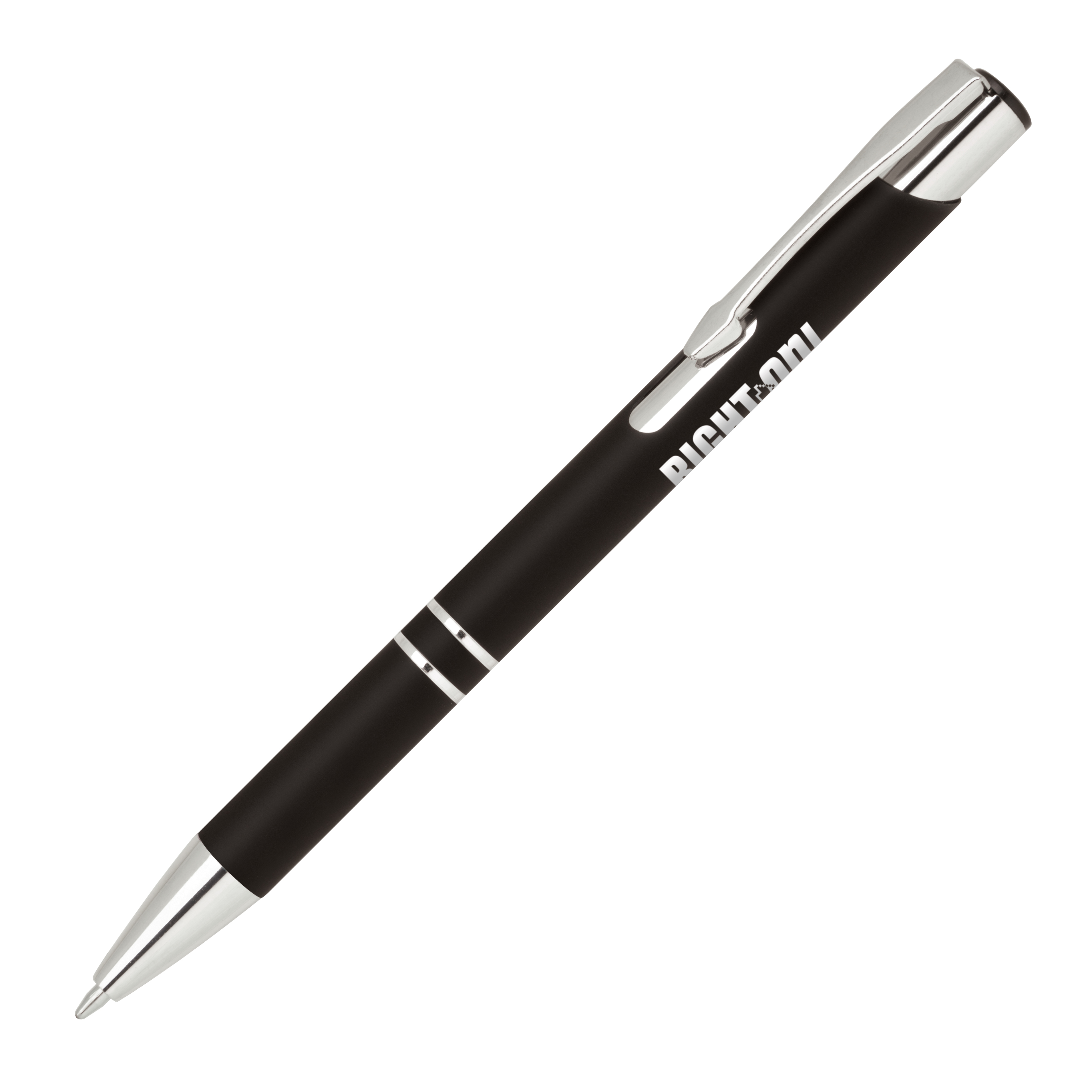 Knight-101 Soft Touch Pens with Chrome Trim 1