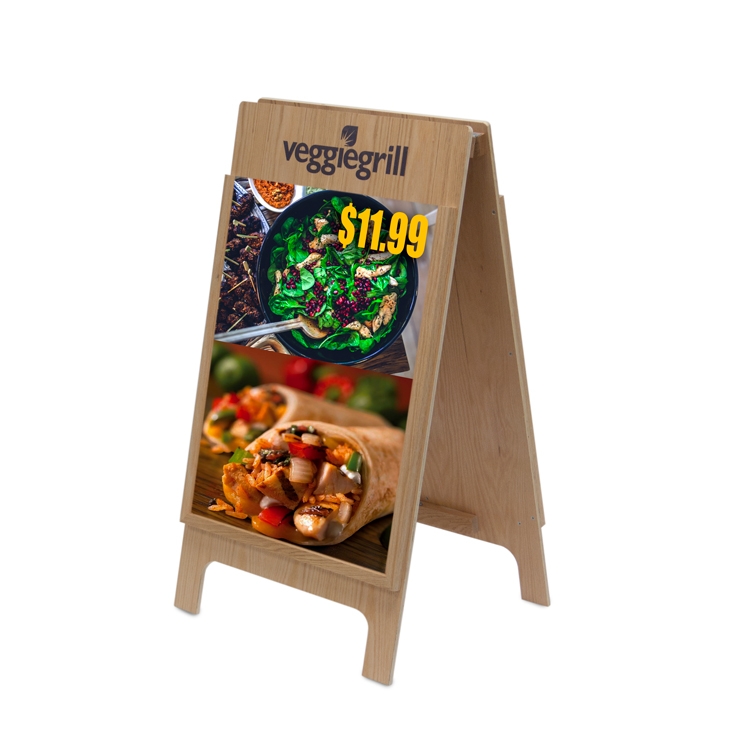 A-Frame - Interchangeable Sidewalk Sign - 22" x 28" 4