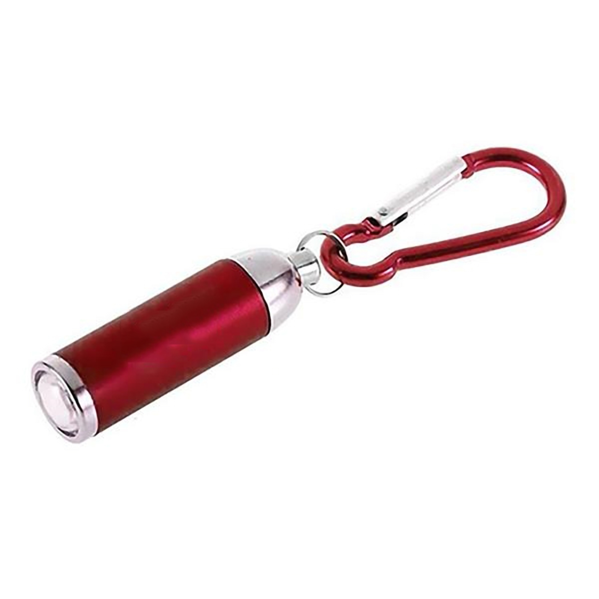 Portable LED Flashlight w/Carabiner Clip 5