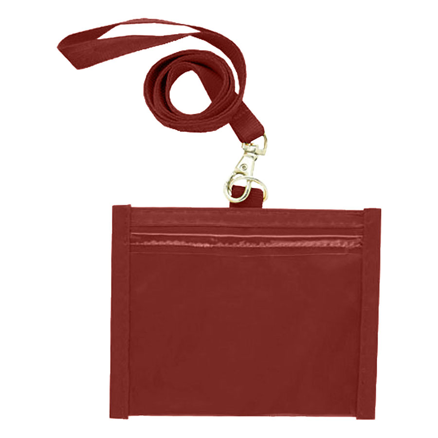 Adjustable Lanyard Neck Wallet - 3.95" x 5.25" 1