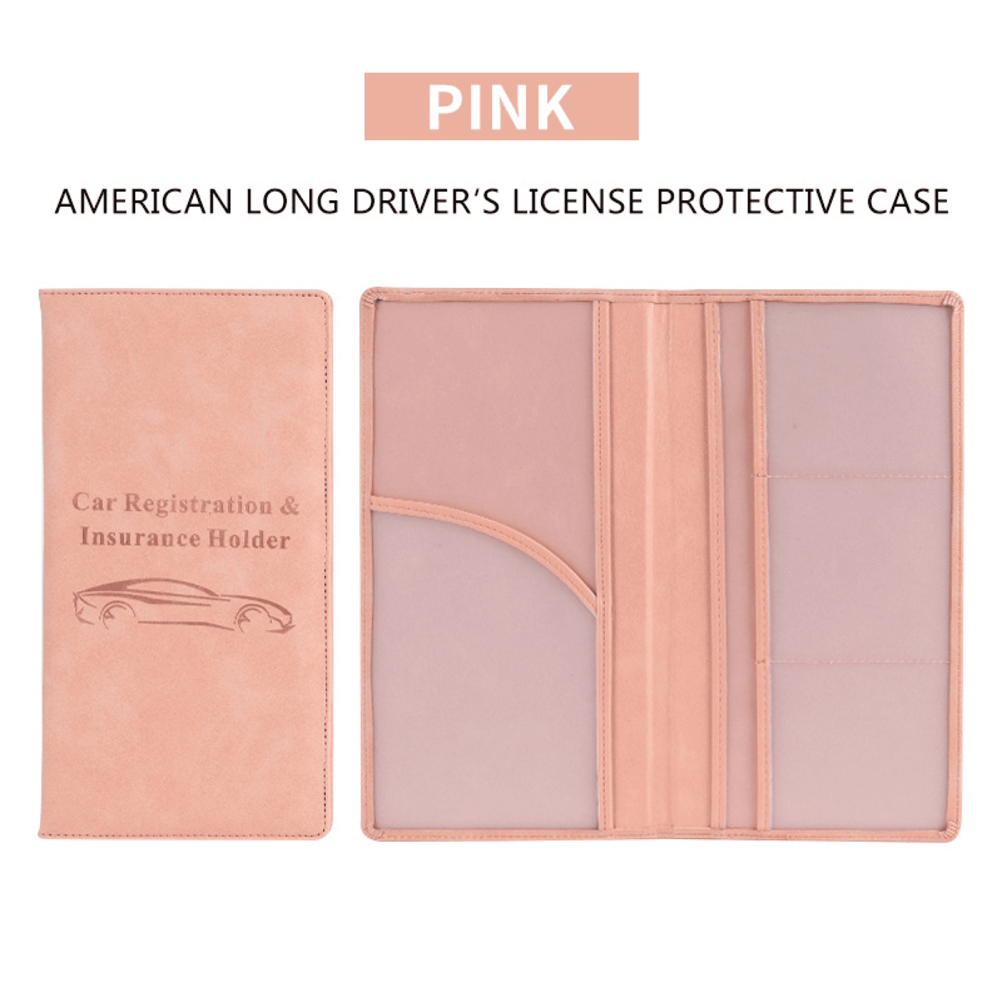 Multi-Function Magnetic Closure Driver's License Holder 7