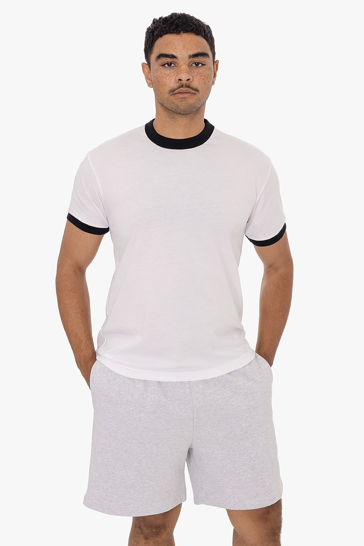 Mens Poly Cotton Ringer 1