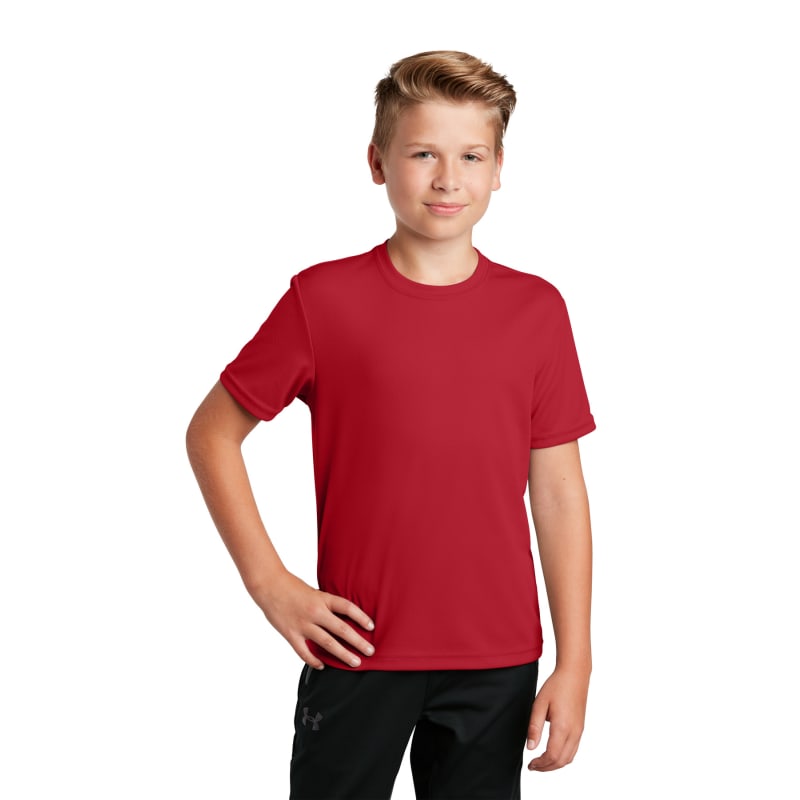 Sport-Tek Youth PosiCharge RacerMesh Tee. 25