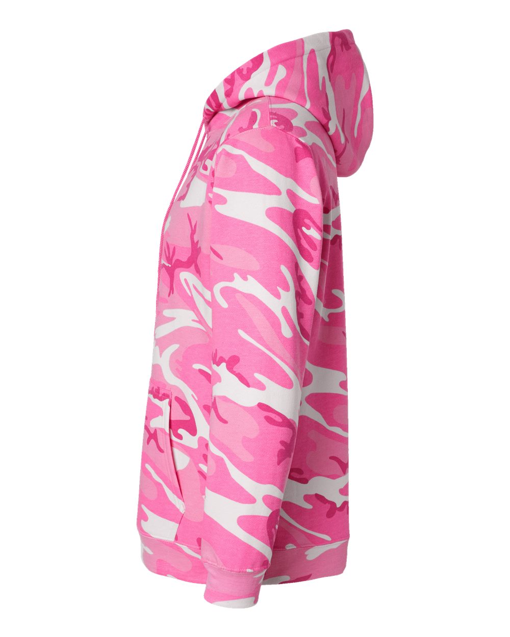 Unisex Camo Fleece Hoodie Sweatshirt - 3969 4