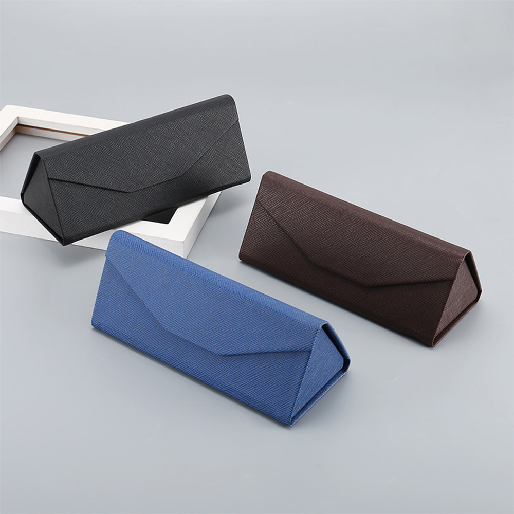 Solid Color Magnetic Folding Glasses Case 1