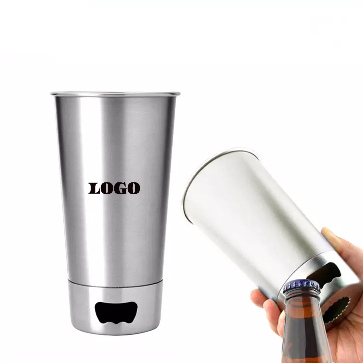 16Oz Stainless Steel Beer Mug 2