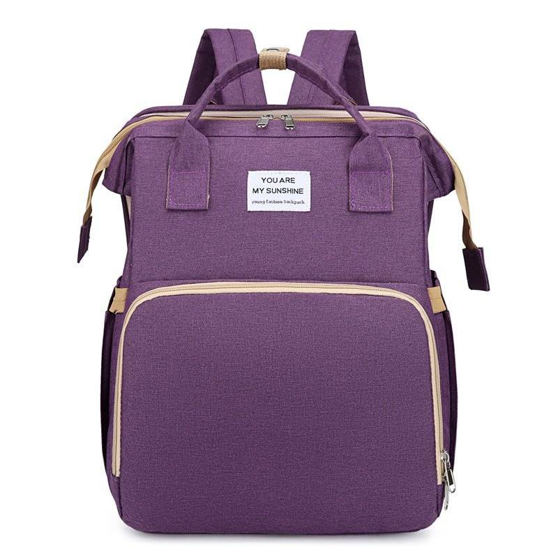 Portable Folding Crib Mommy Bag Backpack 6