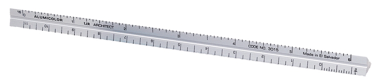 6" L2R Architect Pocket Scale 10