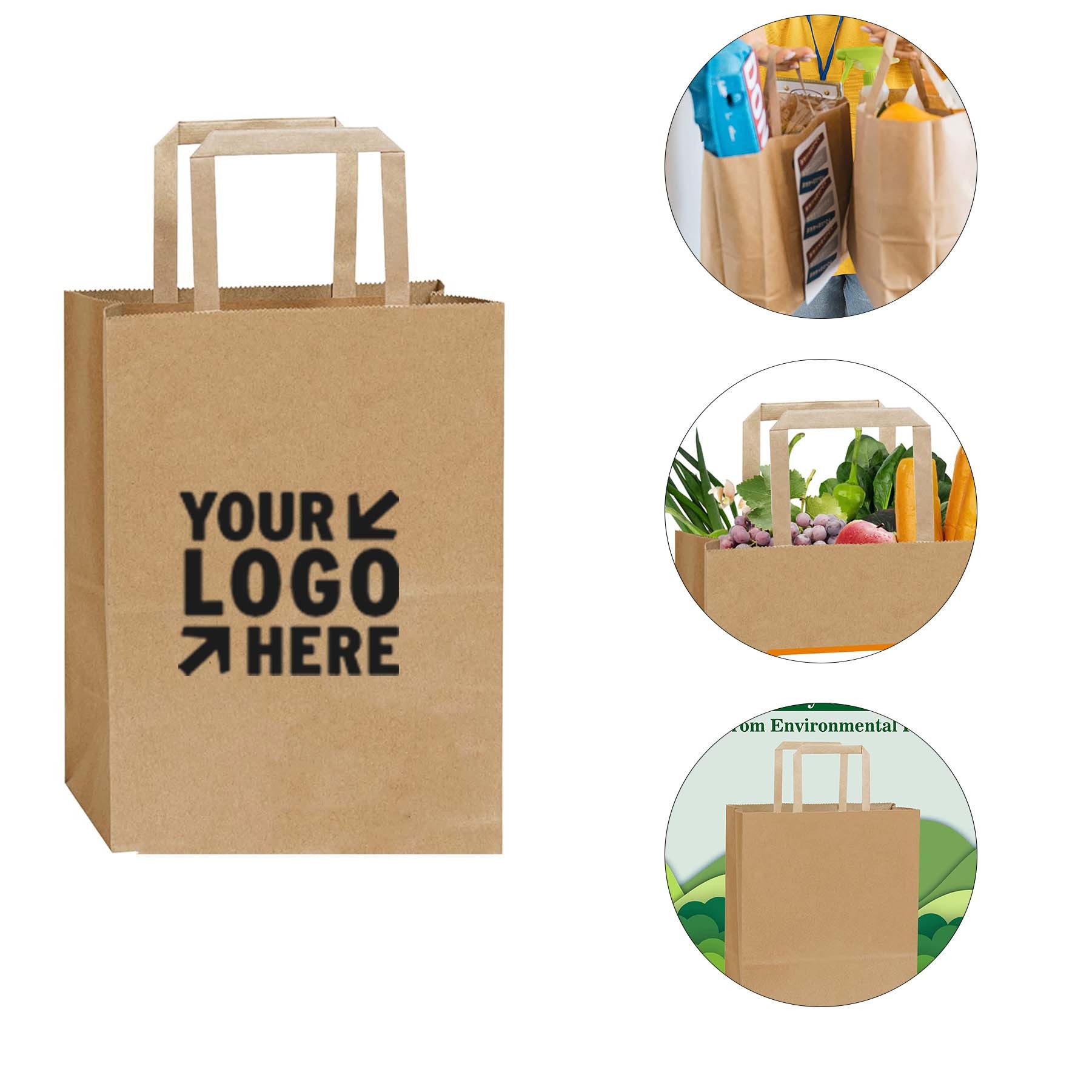 Brown Paper Bags With Handles 3
