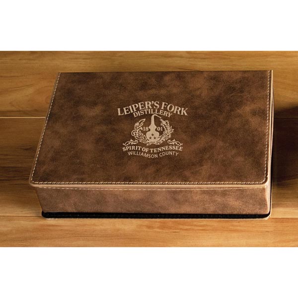 Leatherette Flask Set 10