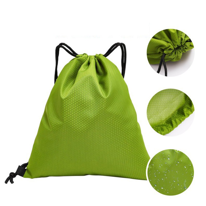 Waterproof Polyester Drawstring Backpack 2