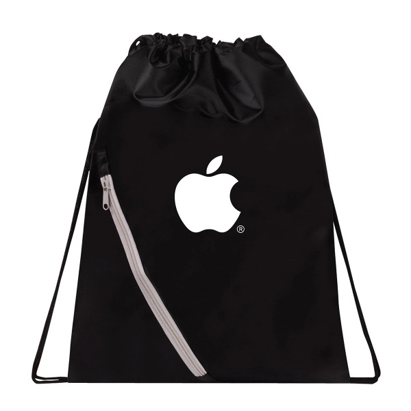 Donato Zipper Drawstring Backpack 1