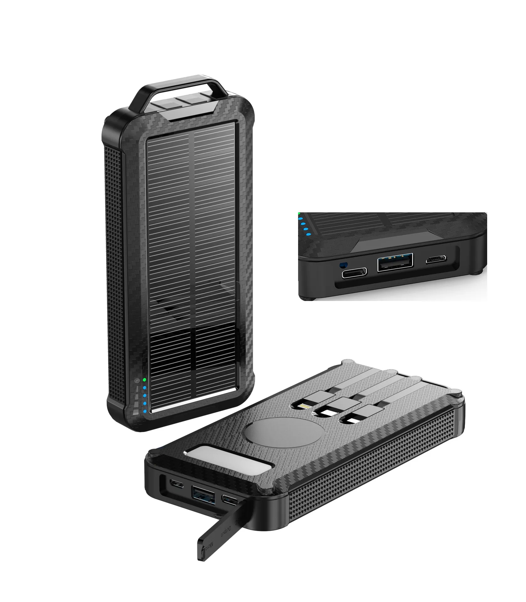 Wireless Charging Solar Power Bank/10000mAh 2