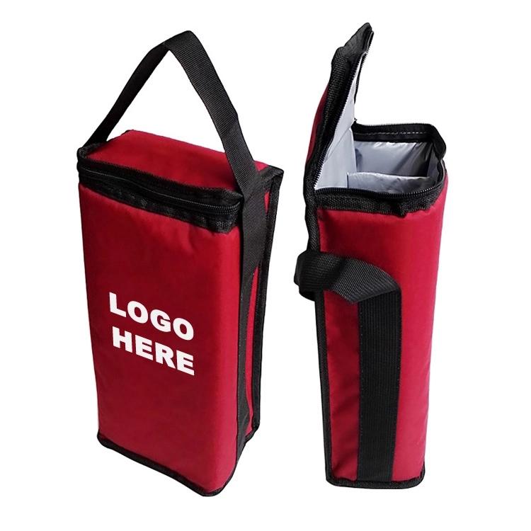 Insulated 2 Bottle Wine Bag Carrier 5