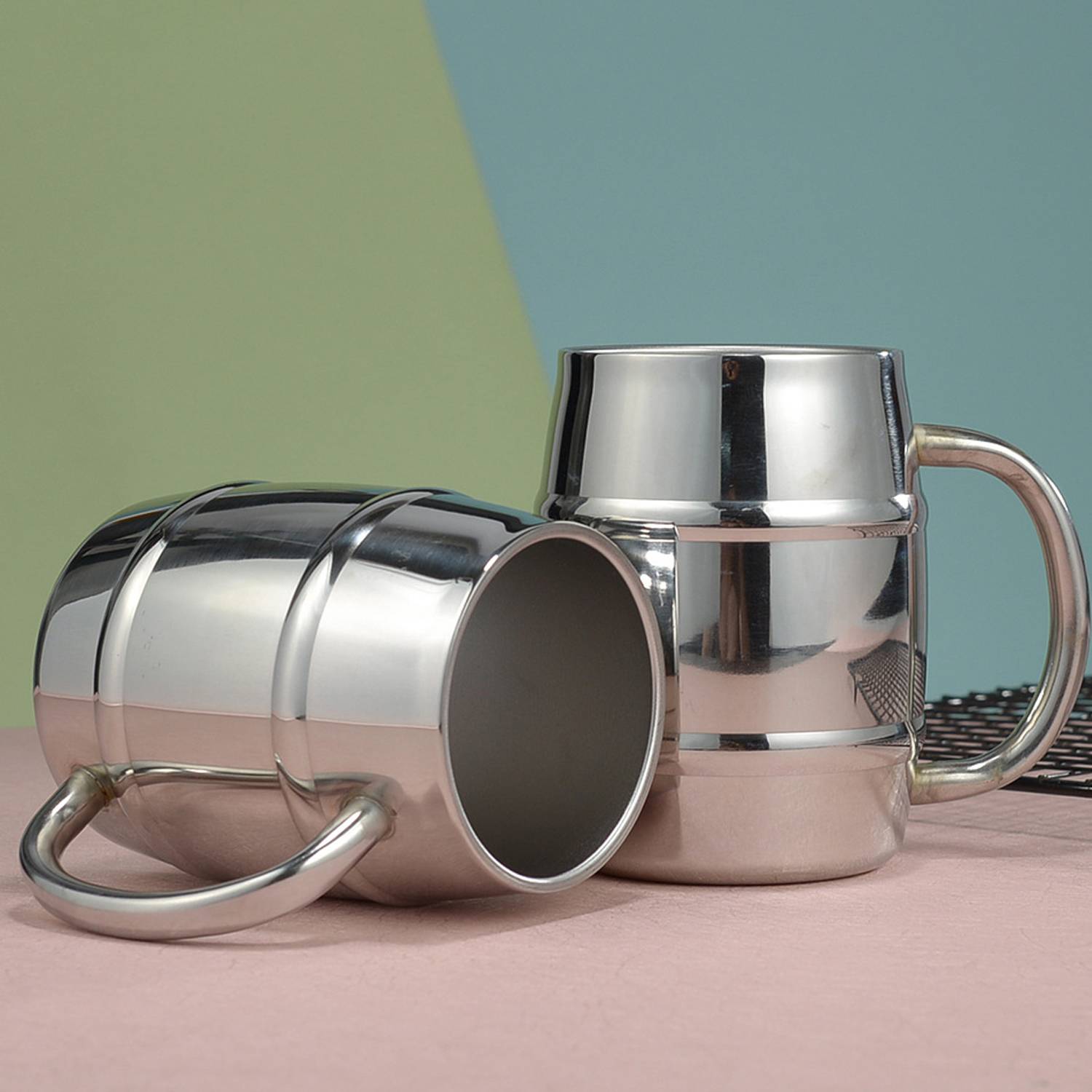 12oz 304 Stainless Steel Beer Heat-Resistant Water Cup 4