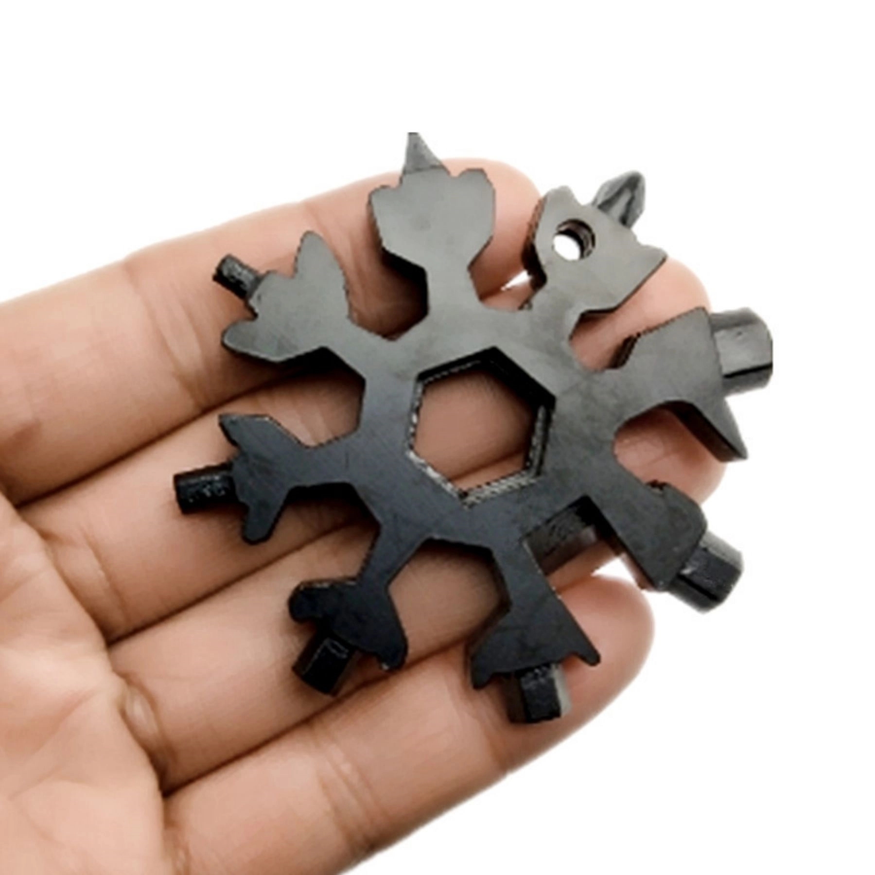 Saker 18-in-1 Snowflake Multi Tool Christmas Gift Keychain 1