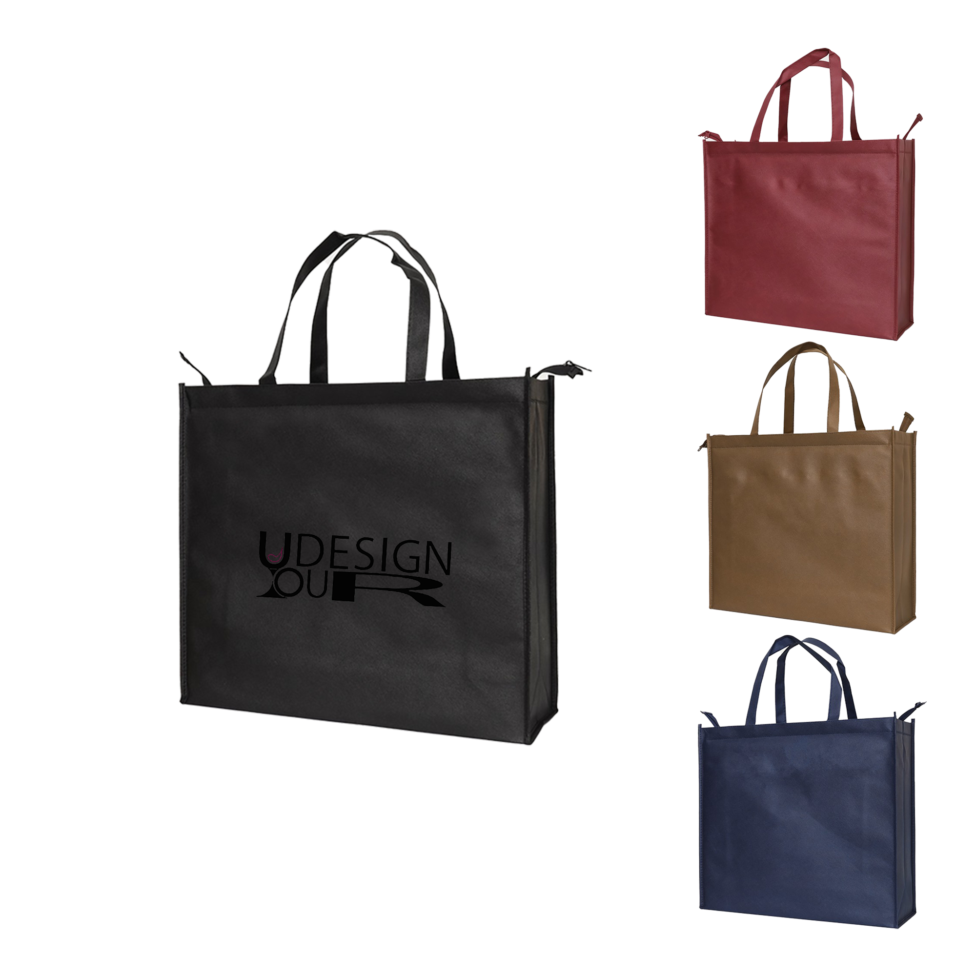 Non-Woven Zipper Tote Bag 1