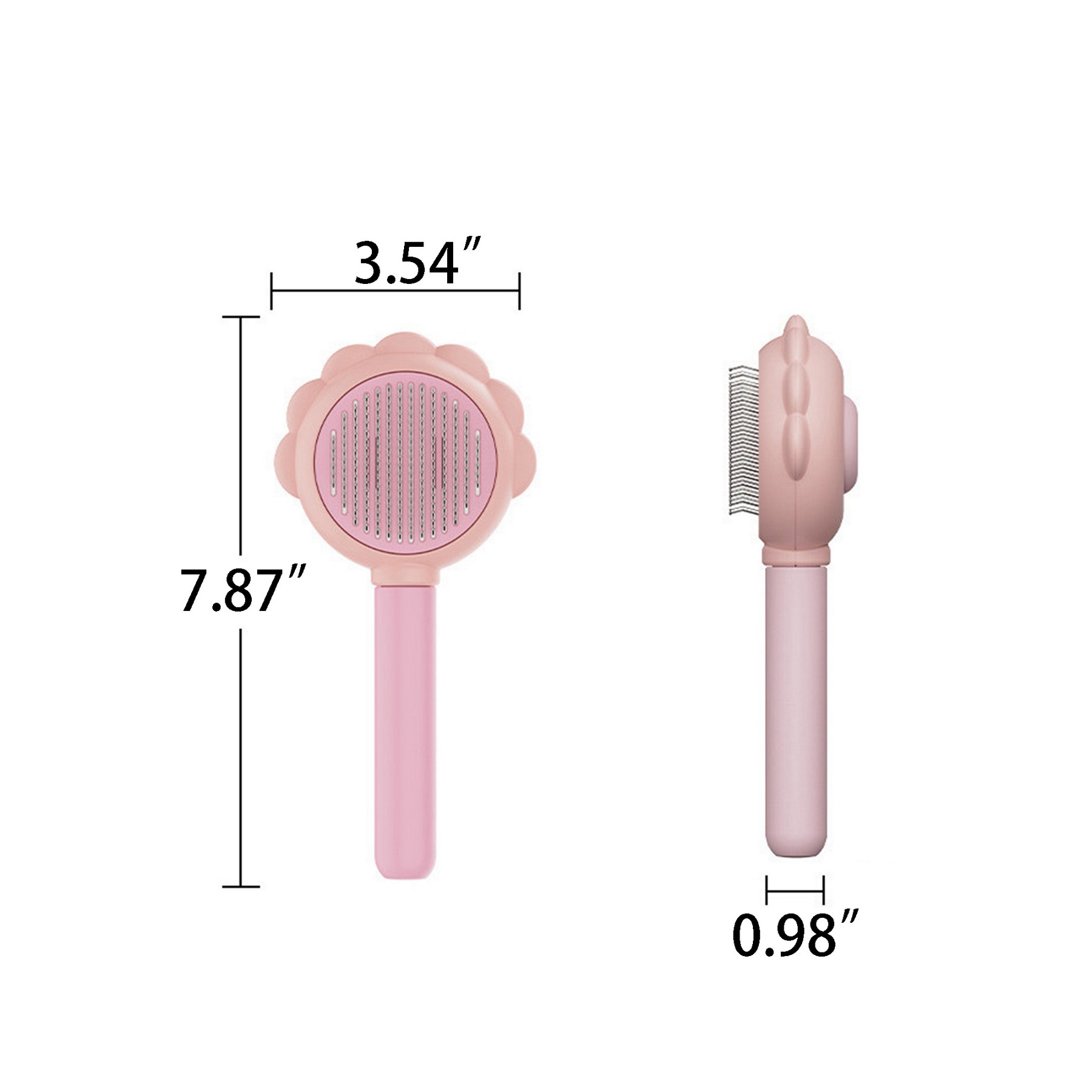 Pet Brush with Release Button 3