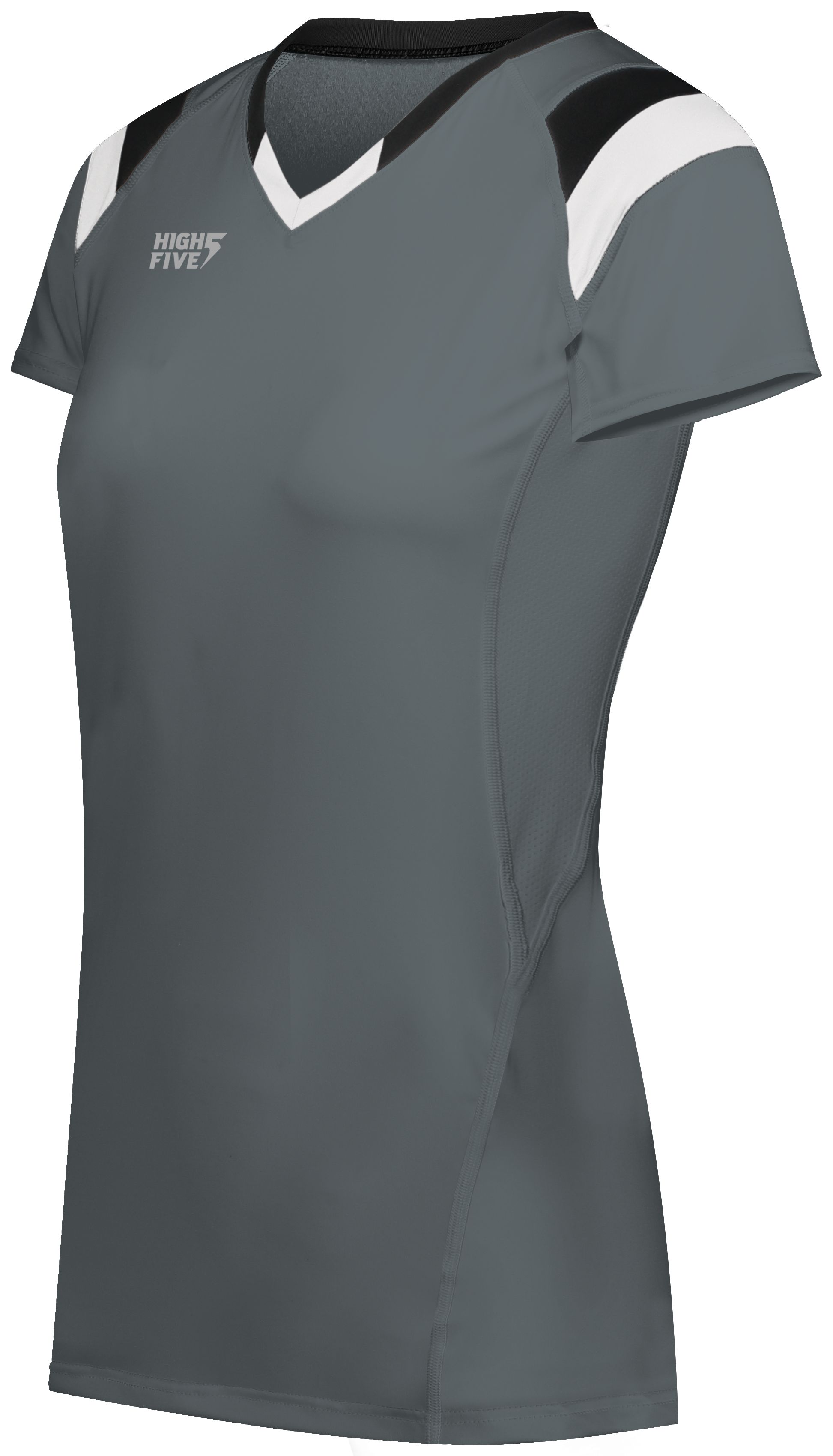 Ladies TruHit Tri-Color Short Sleeve Jersey 12
