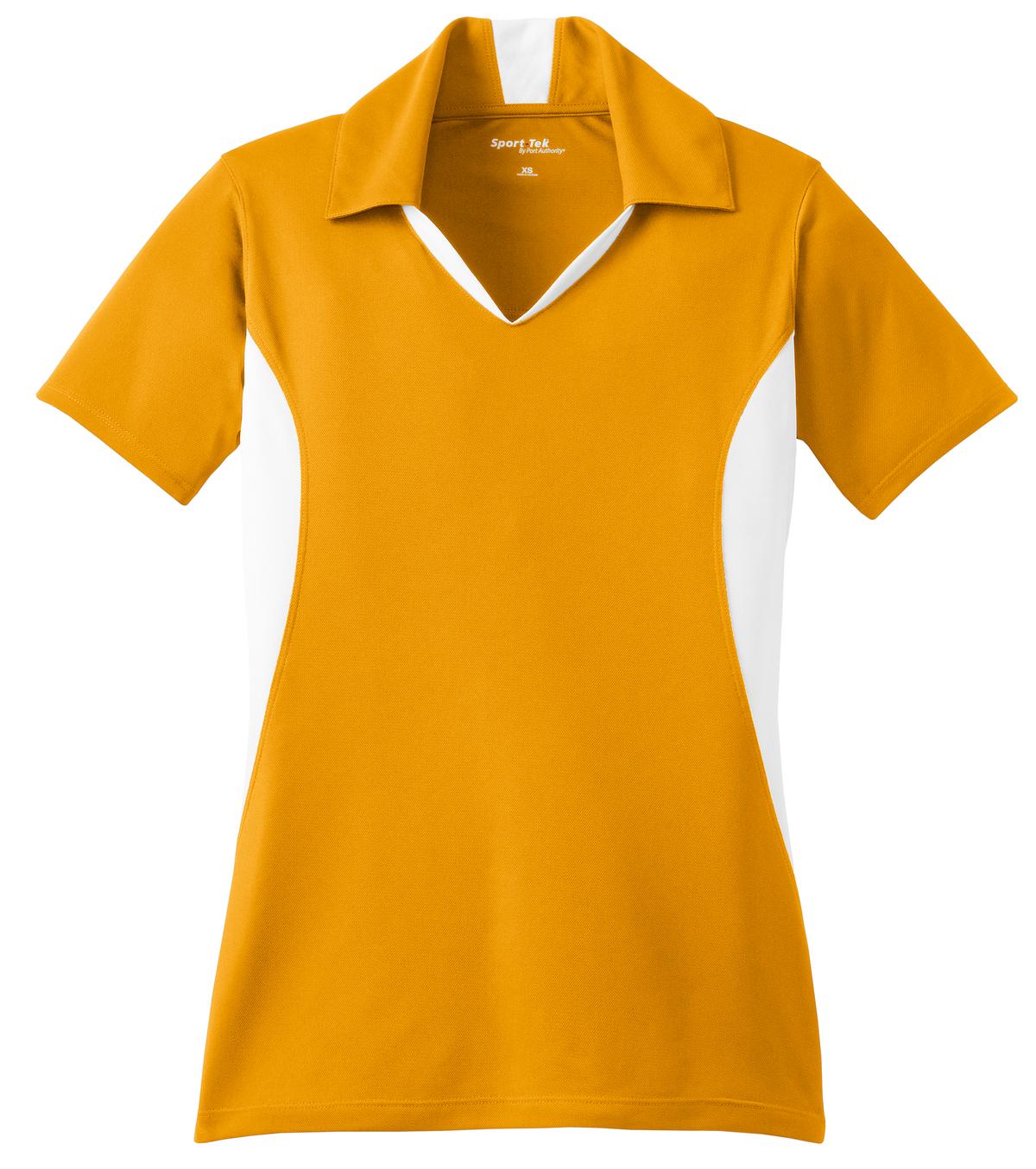 Sport-Tek Women's Side Blocked Micropique Sport-Wick Polo. LST655 48