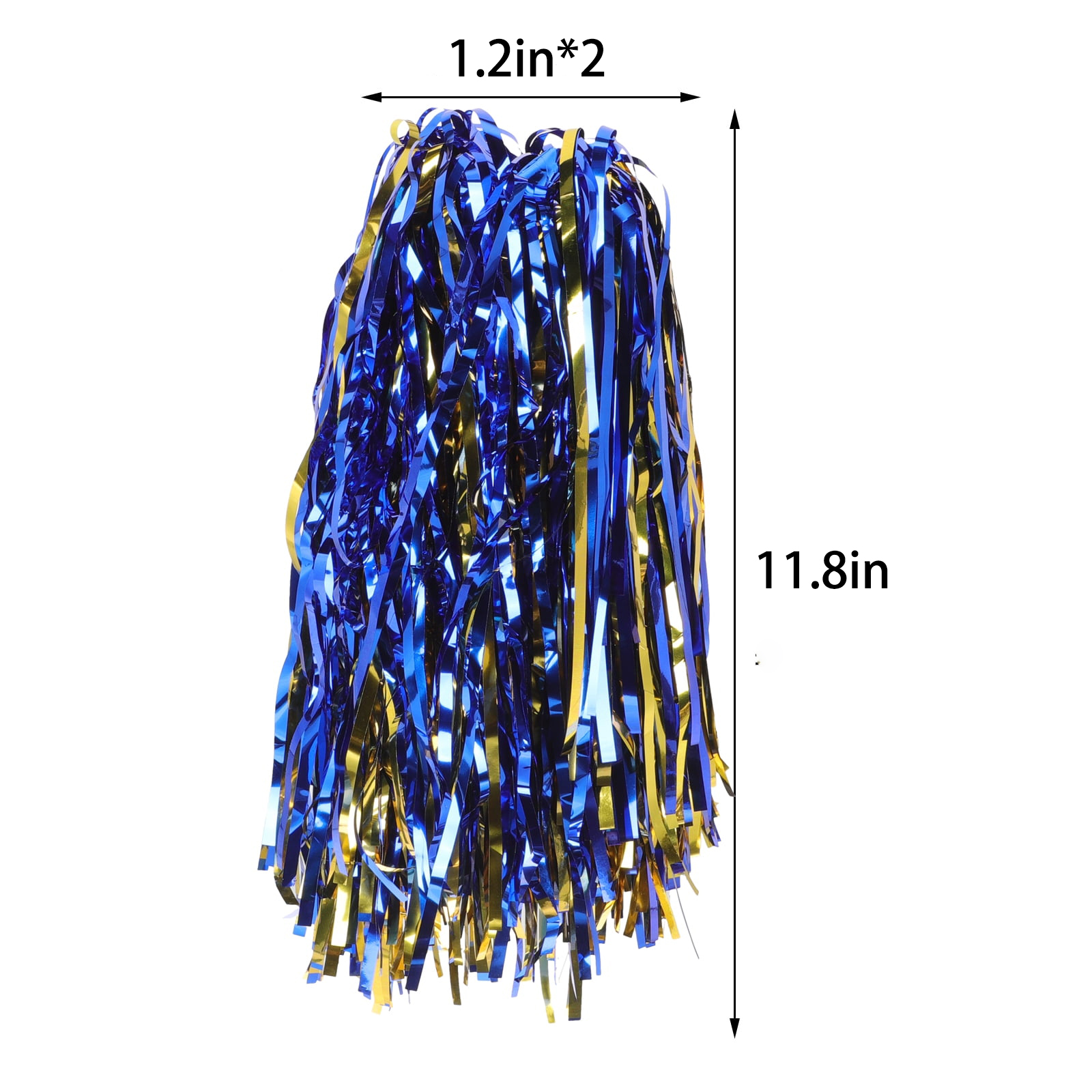 Colorful Cheerleader Poms with Plastic Handle 7